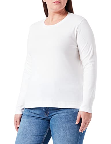 Maerz Damen Basic Baumwolle Longsleeve 1 Arm, New White, 40 EU von Maerz