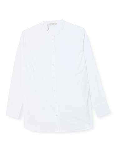 Maerz Damen Bluse mit Stehkragen, Pure White, 36 EU von Maerz