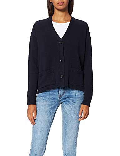 Maerz Damen Cardigan Strickjacke, Blau, 44 EU von Maerz