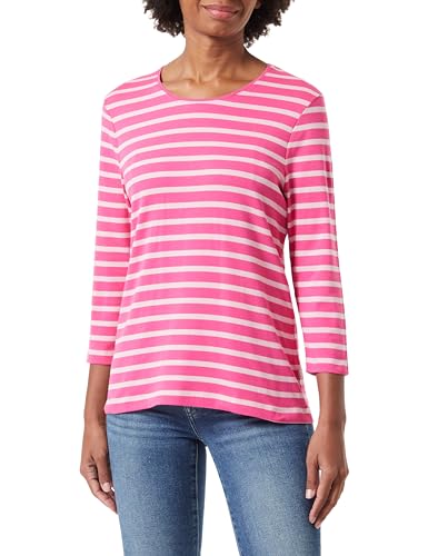 Maerz Damen Langarmshirt Longsleeve Rundhals 3/4 Arm, FL Pink/Pink Pastel, 44 von Maerz