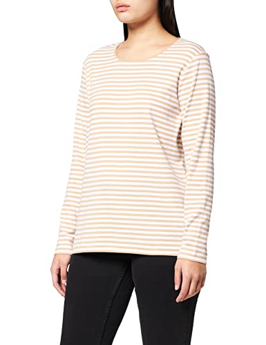 Maerz Damen Longsleeve, Rundhals, Gestreift Sweatshirt, Sand, 44 EU Maerz Damen Longsleeve, Rundhals, Gestreift Sweatshirt, Sand, 44 EU von Maerz