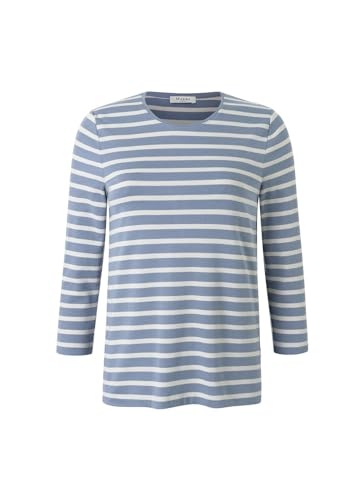 Maerz Damen Longsleeve 119101_84 40 T-Shirt, Whale Blue/Oat Milk von Maerz