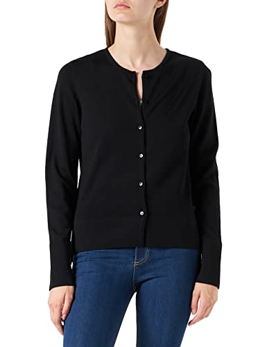 Maerz Damen Strickjacke Pullover, Schwarz (Black 595), 36 von Maerz