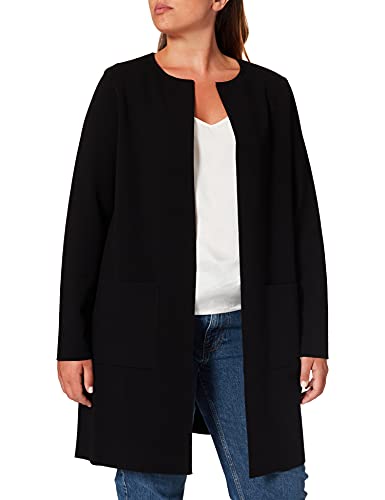 Maerz Damen Strickmantel Strickjacke, Schwarz, 40-48 EU von Maerz