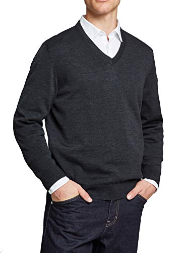 Maerz Herren 490490 Pullover, Grau (Anthrazit 591), 58 von Maerz