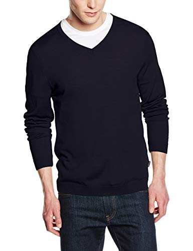 Maerz Herren 403800 Pullover, Blau (Navy 399), Medium (Herstellergröße: 50) von Maerz