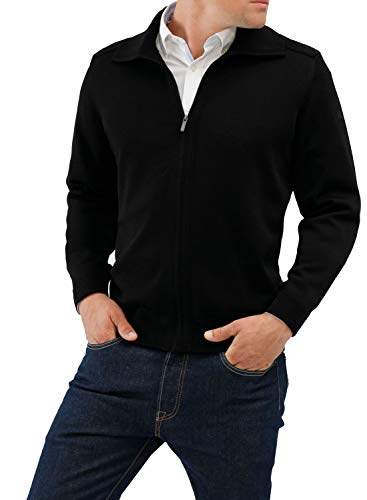 Maerz Herren 594000 Strickjacke, Schwarz (595 595), Medium (Herstellergröße: 50) von Maerz