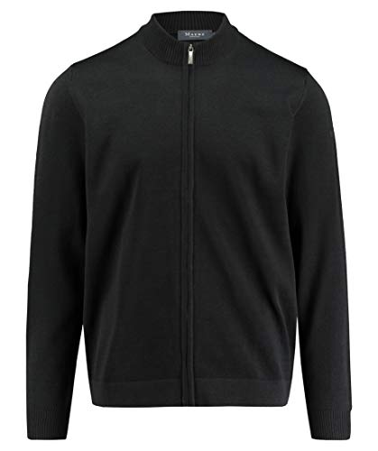 Maerz Herren 595400 Strickjacke, Schwarz (Black 595), XX-Large (Herstellergröße: 56) von Maerz