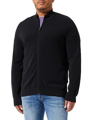 Maerz Herren Biobaumwolle Strickjacke, Navy, Blau von Maerz