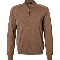MAERZ Muenchen Herren Cardigan braun Merinowolle unifarben von maerz muenchen