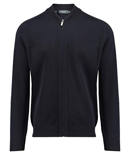 Maerz Herren Gebreid Strickjacke, Blau (Navy 399), 54 EU von Maerz