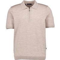 Maerz Herren Polo-Shirt beige Wolle von Maerz