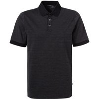 Maerz Herren Polo-Shirt blau Baumwolle von Maerz