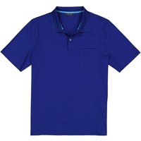 Maerz Herren Polo-Shirt blau Baumwolle von Maerz