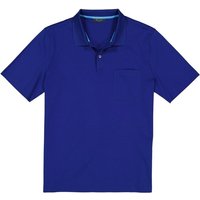 Maerz Herren Polo-Shirt blau Baumwolle von Maerz