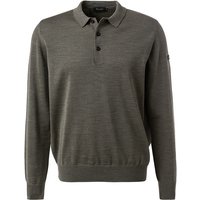 Maerz Herren Polo-Shirt grün Merinowolle von Maerz