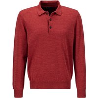 Maerz Herren Polo-Shirt rot Merinowolle von Maerz