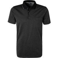 Maerz Herren Polo-Shirt schwarz meliert von Maerz