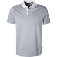 Maerz Herren Polo-Shirt weiß Baumwoll-Jersey von Maerz