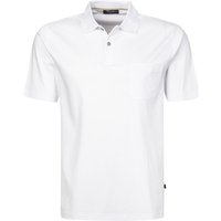 Maerz Herren Polo-Shirt weiß Baumwolle von Maerz