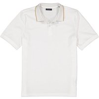 Maerz Herren Polo-Shirts Weiß Baumwoll-Piqué von Maerz