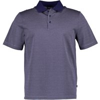 Maerz Herren Polo-Shirt blau Baumwolle von Maerz