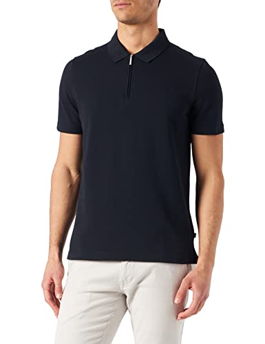 Maerz Herren Poloshirt Zip Polohemd, Navy, 56 EU von Maerz