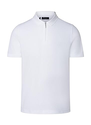 Maerz Herren Shirt With Zip Polohemd, Pure White, 56 EU von Maerz