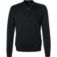 MAERZ Muenchen Herren Cardigan schwarz Merinowolle unifarben von maerz muenchen