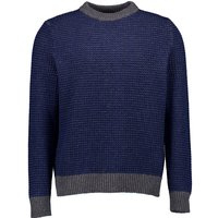 Maerz Herren Pullover blau unifarben von Maerz