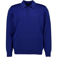 Maerz Herren Pullover blau unifarben von Maerz