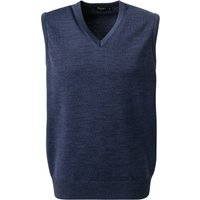 MAERZ Muenchen Herren Pullunder blau unifarben von maerz muenchen