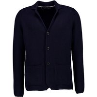 MAERZ Muenchen Herren Cardigan blau Merinowolle unifarben von maerz muenchen