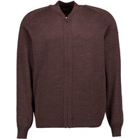 MAERZ Muenchen Herren Cardigan braun Merinowolle unifarben von maerz muenchen
