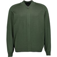 MAERZ Muenchen Herren Cardigan grün Merinowolle unifarben von maerz muenchen
