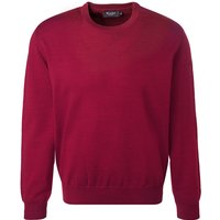 MAERZ Muenchen Herren Pullover rot Merinowolle unifarben von maerz muenchen