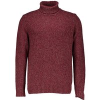 Maerz Herren Rollkragenpullover rot unifarben von Maerz