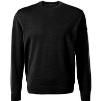 MAERZ Muenchen Herren Pullover schwarz Merinowolle unifarben von maerz muenchen