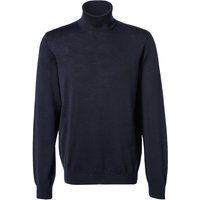 Maerz Herren Rollkragenpullover blau Merinowolle unifarben Maerz Herren Rollkragenpullover blau Merinowolle unifarben von Maerz