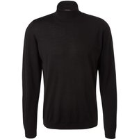 Maerz Herren Rollkragenpullover schwarz unifarben von Maerz