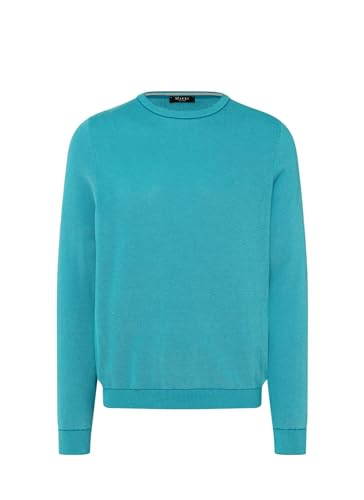 Maerz Herren Rundhals Biobaumwolle Pullover, Fresh Aqua, 56 von Maerz