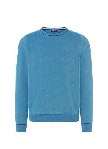 Maerz Herren Rundhals Biobaumwolle Pullover, Nautic Blue, 48 von Maerz