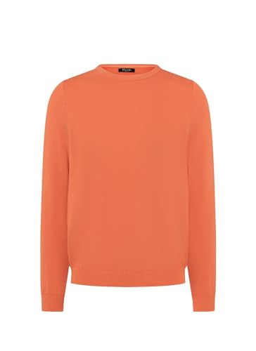 Maerz Herren Rundhals Biobaumwolle Pullover, Tangerine, 52 von Maerz