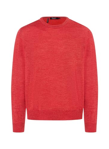 Maerz Herren Rundhals Merinowolle waschbar Pullover, Cinnabarite, 50 von Maerz