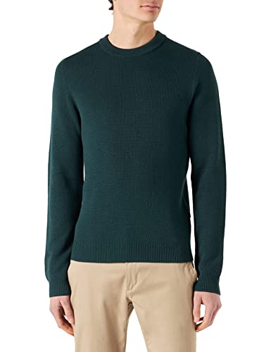 Maerz Herren Rundhals Pullover, Bottle Green, 50 EU von Maerz