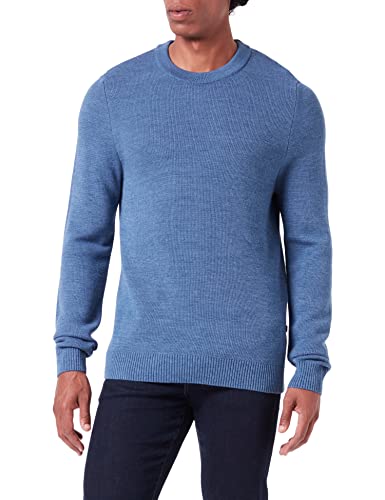 Maerz Herren Rundhals Pullover, Denim, 56 EU von Maerz