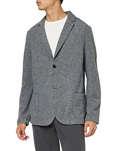 Maerz Herren Sweat Blazer Strickjacke, Grau (Mercury Grey 544), Large (Herstellergröße: 52) von Maerz