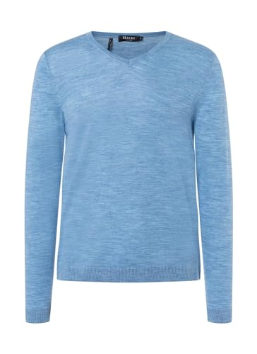 Maerz Herren V-Ausschnitt Summer Merino Pullover, Stone Blue, 4X-Large von Maerz