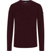 Maerz Maschinenwaschbarer Rundhalspullover aus einem Baumwolle-Merino-Mix in 48 von Maerz