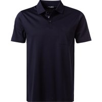 Maerz Herren Polo-Shirt blau Baumwolle von Maerz